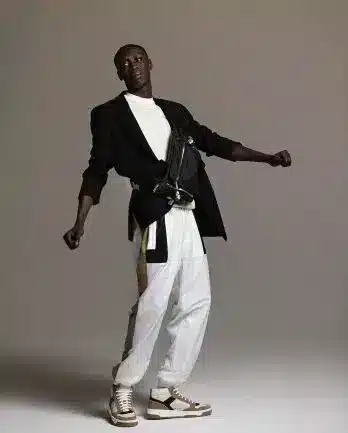 A model wearing Hugo Boss apparel